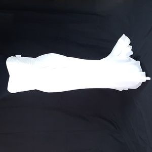 David's Bridal Bridesmade/Wedding Gown size 6 White